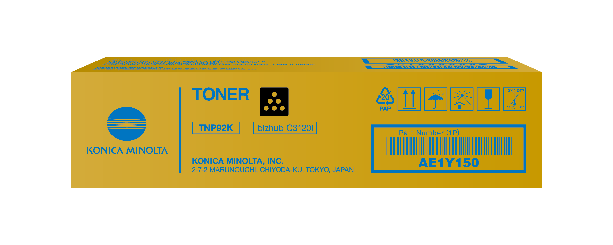 Toner Black for bizhub C3120i - TNP92K